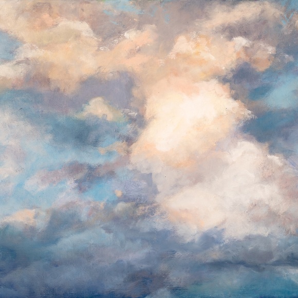 Skyscape "Clouds" original oil painting 18"x 24" - Picture 4 of 4